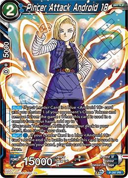 Pincer Attack Android 18 P-297 card from Promotion Cards