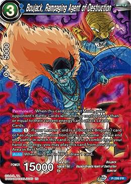 Boujack, Rampaging Agent of Destruction P-299 card from Promotion Cards