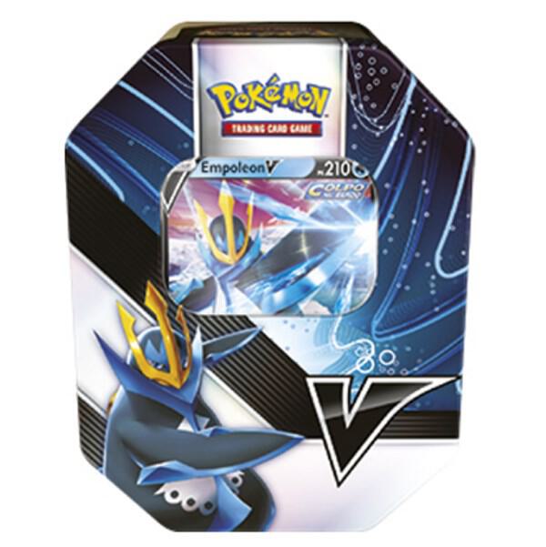 V Strikers Tin [Empoleon V] (International Version) sealed product from SWSH05: Battle Styles