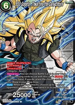 SS3 Gogeta, Thwarting the Dark Empire (Winner Stamp) P-308 card from Tournament Promotion Cards