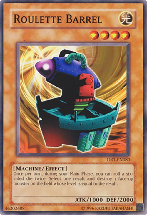 Roulette Barrel DR1-EN080 card from Dark Revelation Volume 1