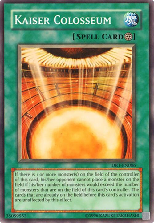 Kaiser Colosseum DR1-EN086 card from Dark Revelation Volume 1