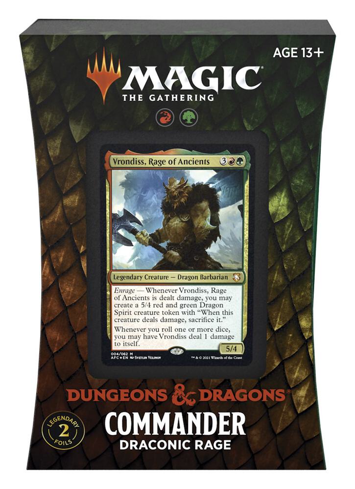 Adventures in the Forgotten Realms - Draconic Rage Commander Deck card from Commander: Adventures in the Forgotten Realms