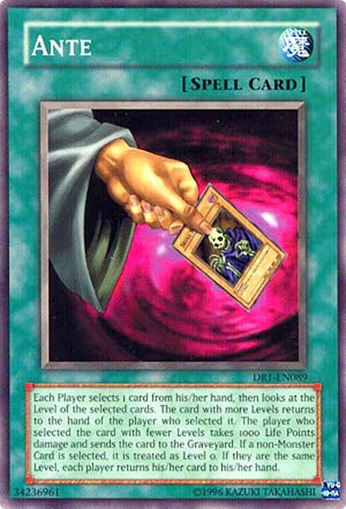 Ante DR1-EN089 card from Dark Revelation Volume 1