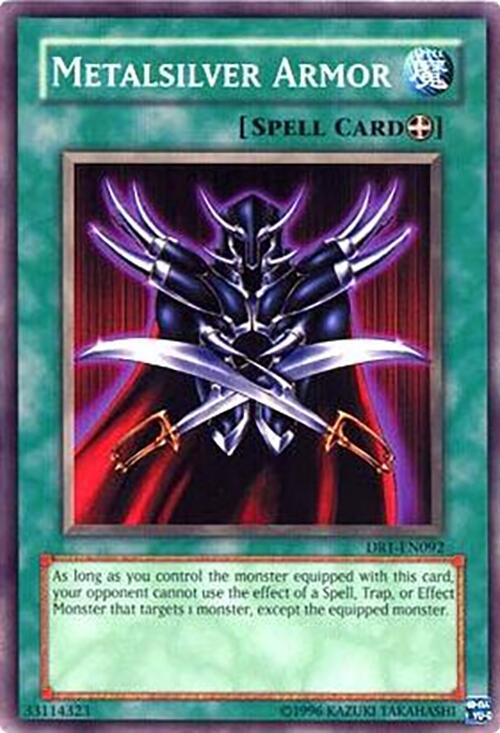 Metalsilver Armor DR1-EN092 card from Dark Revelation Volume 1