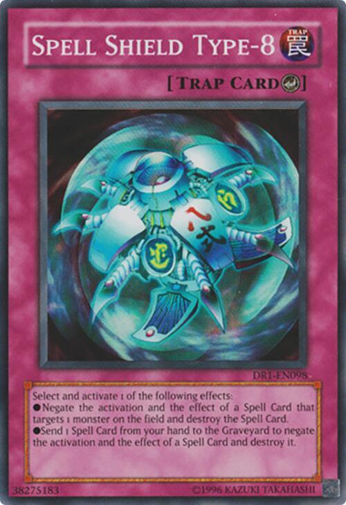 Spell Shield Type-8 DR1-EN098 card from Dark Revelation Volume 1