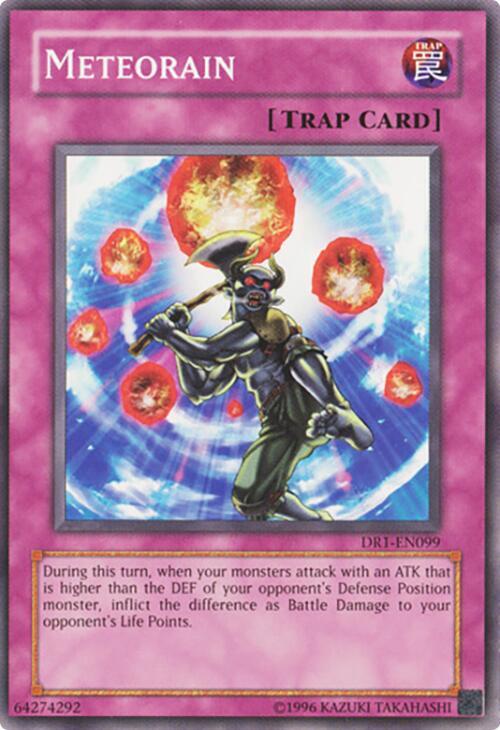 Meteorain DR1-EN099 card from Dark Revelation Volume 1