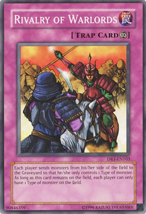 Rivalry of Warlords DR1-EN103 card from Dark Revelation Volume 1