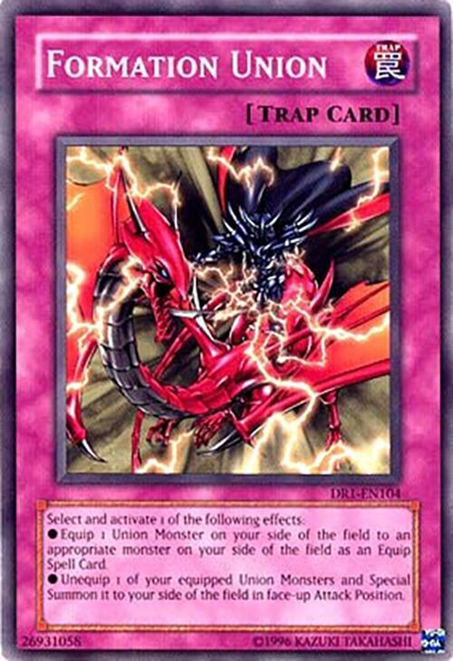 Formation Union DR1-EN104 card from Dark Revelation Volume 1