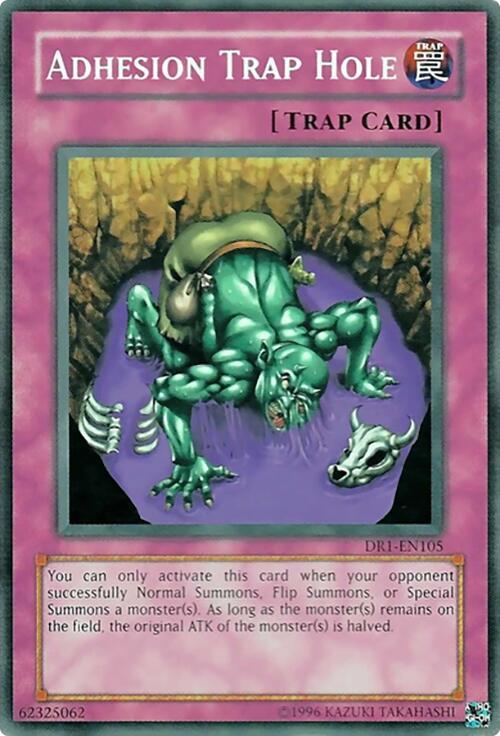 Adhesion Trap Hole DR1-EN105 card from Dark Revelation Volume 1