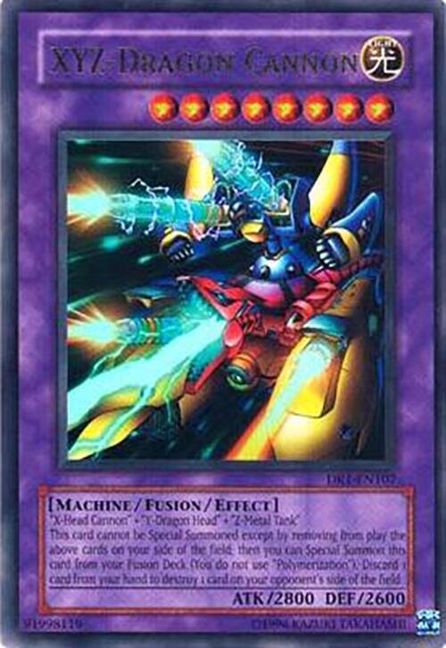 XYZ-Dragon Cannon DR1-EN107 card from Dark Revelation Volume 1