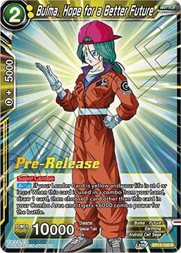 Bulma, Hope for a Better Future BT13-105 card from Supreme Rivalry Pre-Release Cards