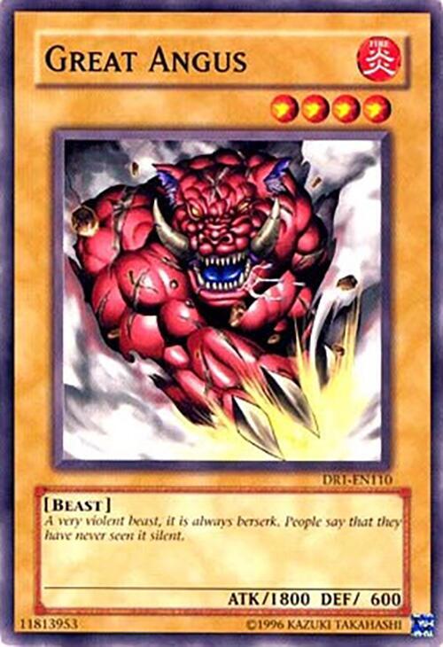 Great Angus DR1-EN110 card from Dark Revelation Volume 1