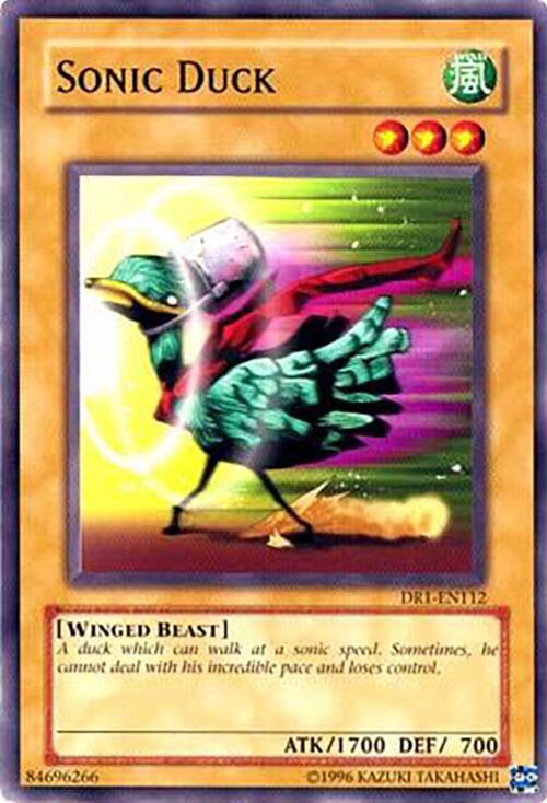 Sonic Duck DR1-EN112 card from Dark Revelation Volume 1
