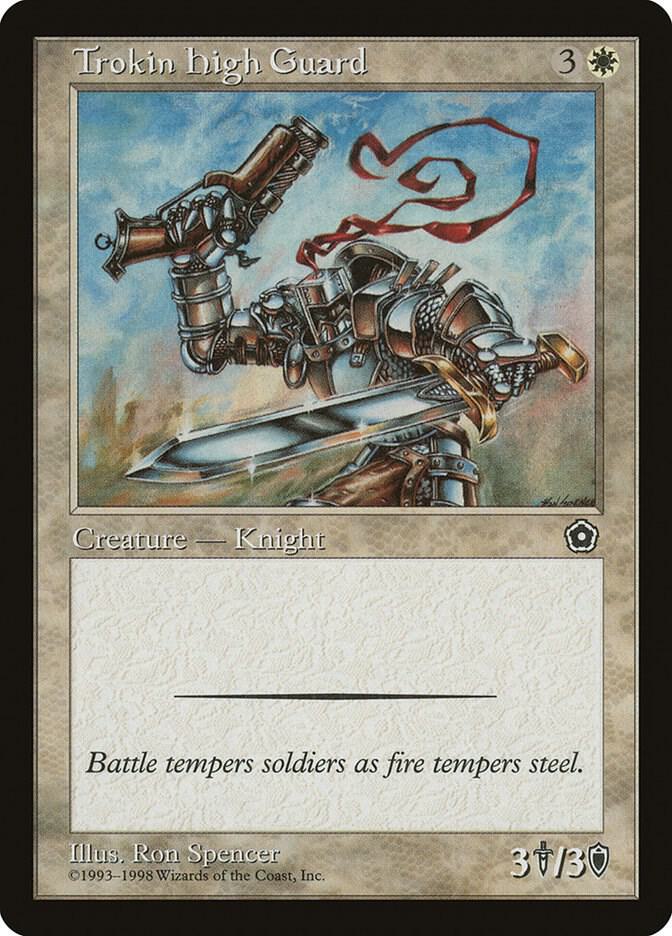 Trokin High Guard card from Portal Second Age