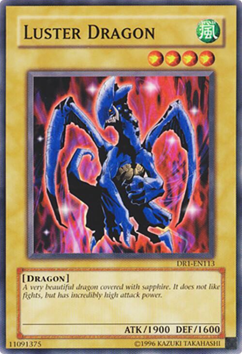 Luster Dragon DR1-EN113 card from Dark Revelation Volume 1