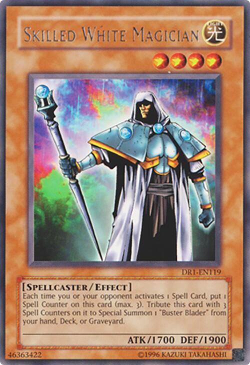 Skilled White Magician DR1-EN119 card from Dark Revelation Volume 1