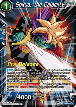 Gokua, the Calamity BT13-049 card from Supreme Rivalry Pre-Release Cards