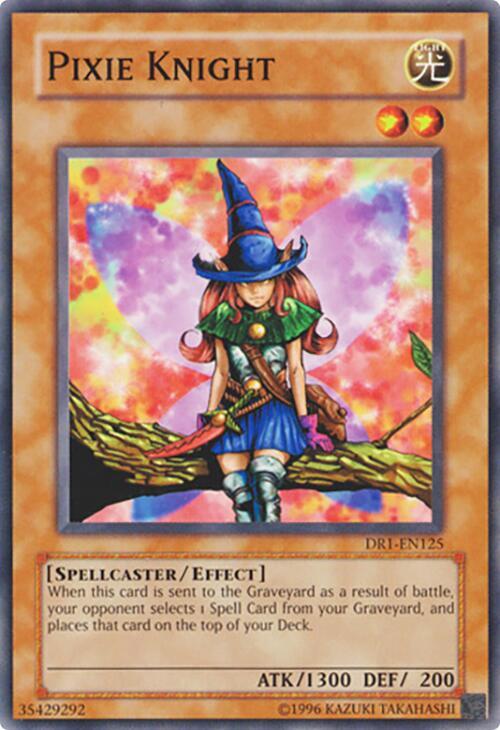 Pixie Knight DR1-EN125 card from Dark Revelation Volume 1