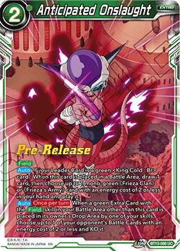 Anticipated Onslaught BT13-086 card from Supreme Rivalry Pre-Release Cards