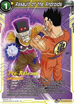 Assault of the Androids BT13-119 card from Supreme Rivalry Pre-Release Cards