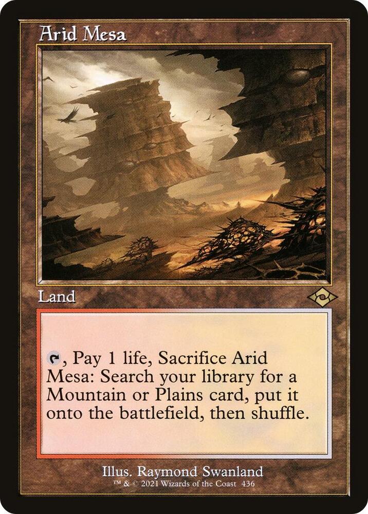 Arid Mesa (Retro Frame) 436 card from Modern Horizons 2
