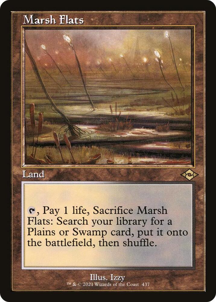 Marsh Flats (Retro Frame) 437 card from Modern Horizons 2