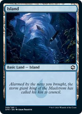 Island 269 card from Adventures in the Forgotten Realms
