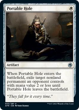 Portable Hole 33 card from Adventures in the Forgotten Realms