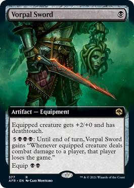 Vorpal Sword (Extended Art) 377 card from Adventures in the Forgotten Realms