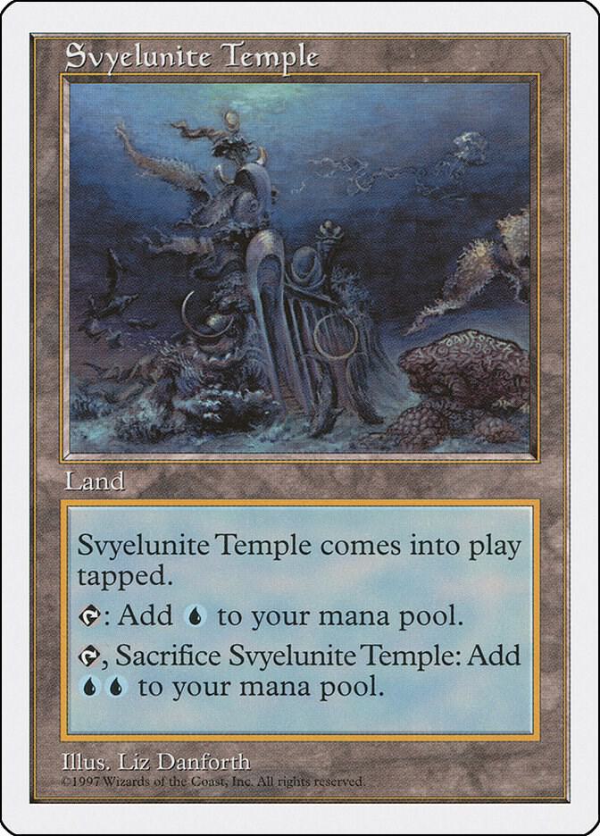 Svyelunite Temple card from Fifth Edition