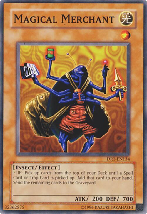 Magical Merchant DR1-EN134 card from Dark Revelation Volume 1