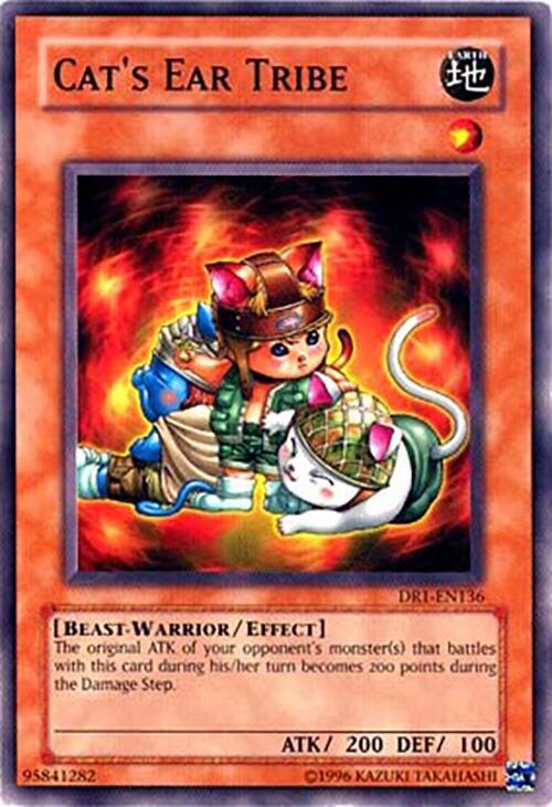 Cat's Ear Tribe DR1-EN136 card from Dark Revelation Volume 1