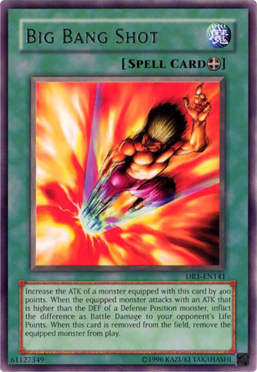 Big Bang Shot DR1-EN141 card from Dark Revelation Volume 1