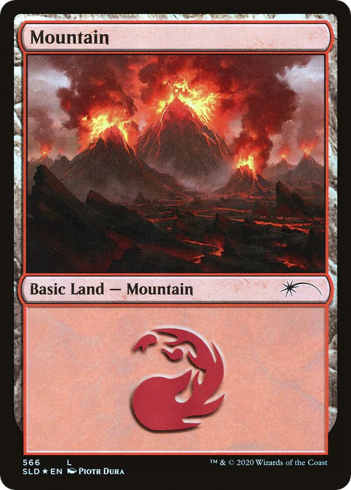 Mountain 566 card from Secret Lair Drop Series