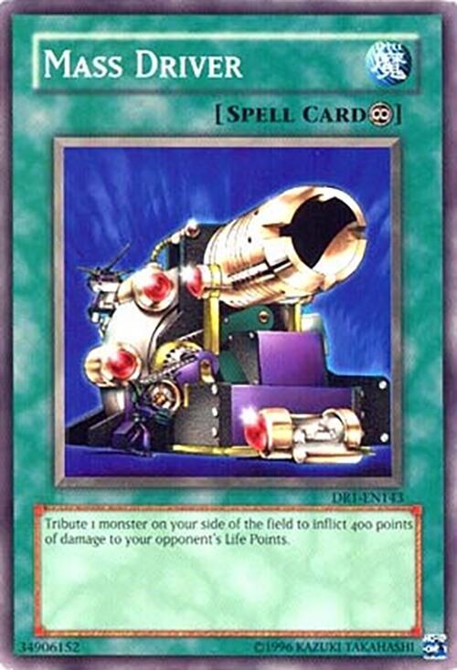 Mass Driver DR1-EN143 card from Dark Revelation Volume 1