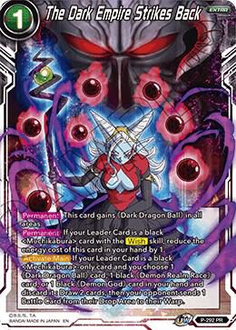 The Dark Empire Strikes Back P-292 card from Promotion Cards