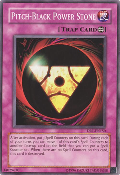Pitch-Black Power Stone DR1-EN150 card from Dark Revelation Volume 1