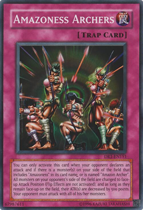 Amazoness Archers DR1-EN151 card from Dark Revelation Volume 1