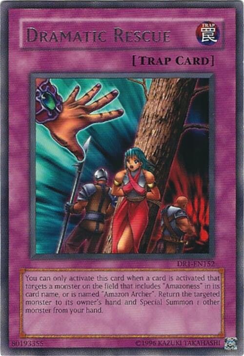 Dramatic Rescue DR1-EN152 card from Dark Revelation Volume 1