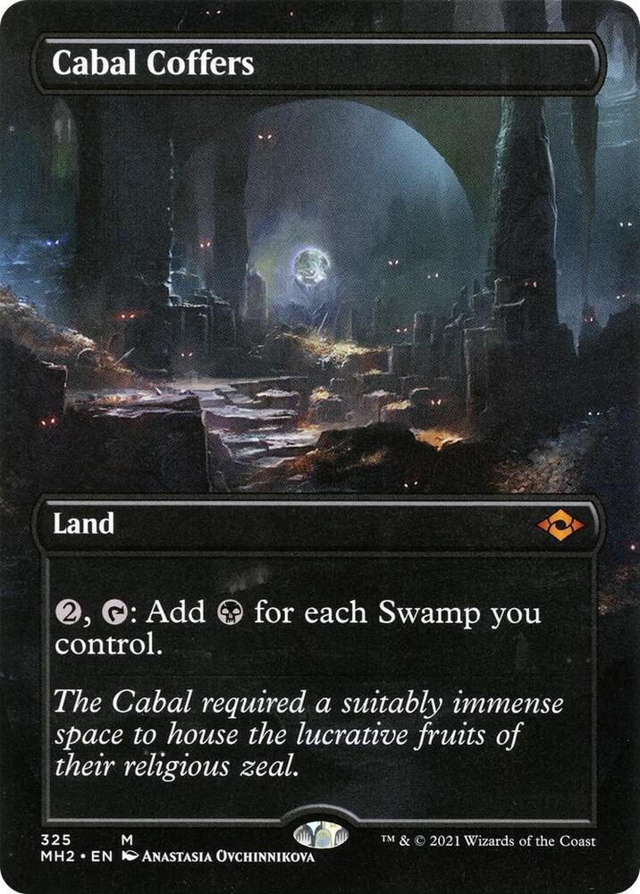 Cabal Coffers (Borderless) 325 card from Modern Horizons 2