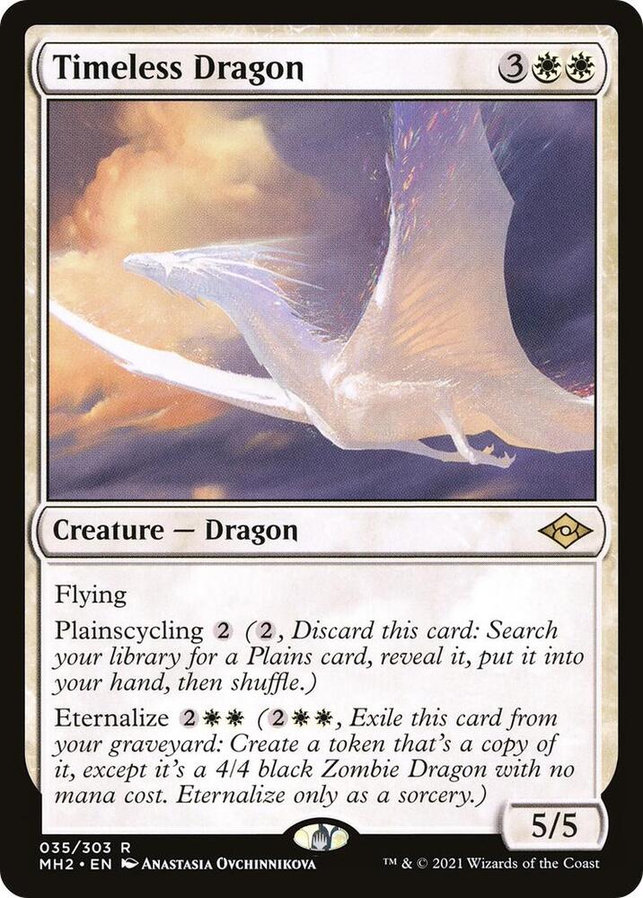 Timeless Dragon 35 card from Modern Horizons 2