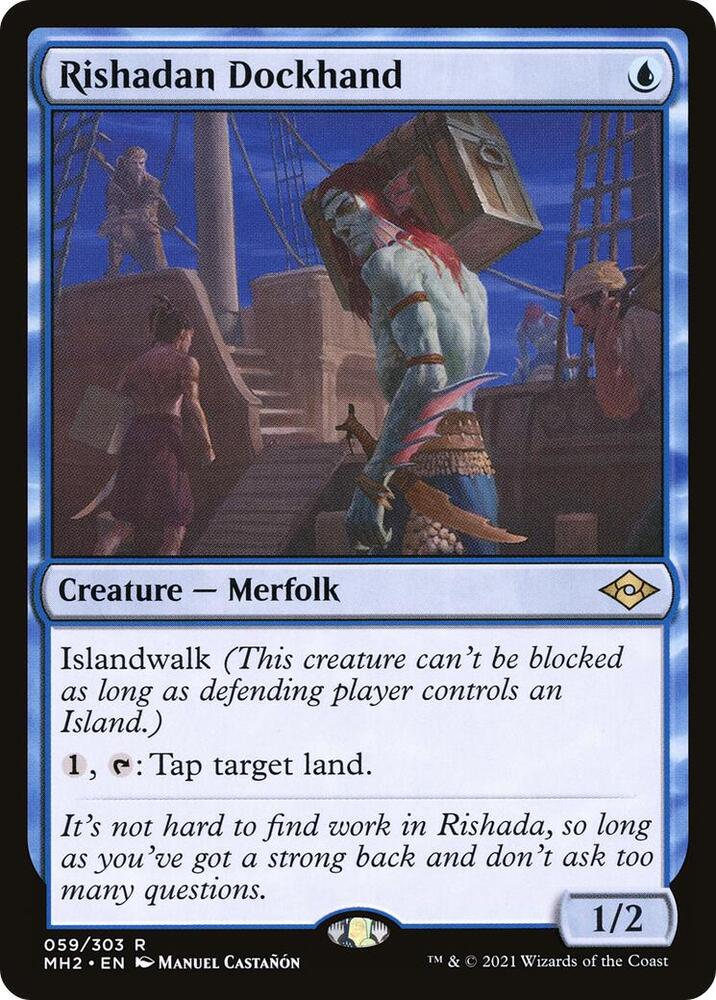 Rishadan Dockhand 59 card from Modern Horizons 2