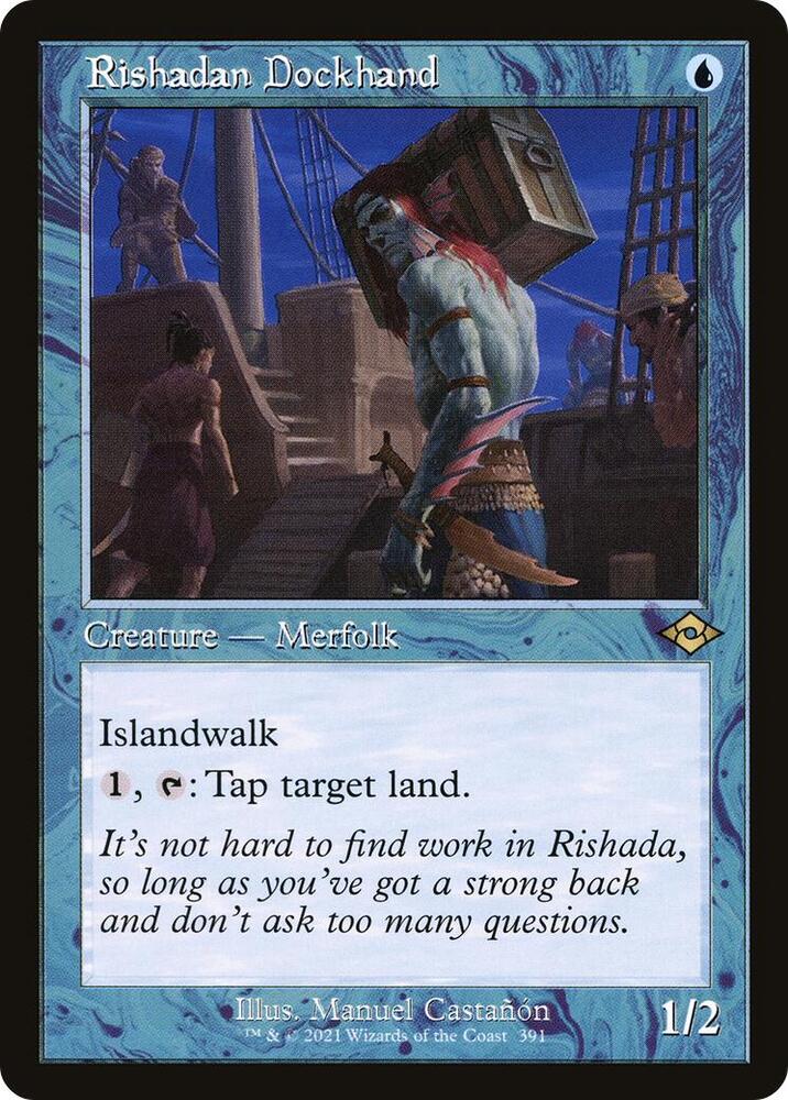 Rishadan Dockhand (Retro Frame) 391 card from Modern Horizons 2