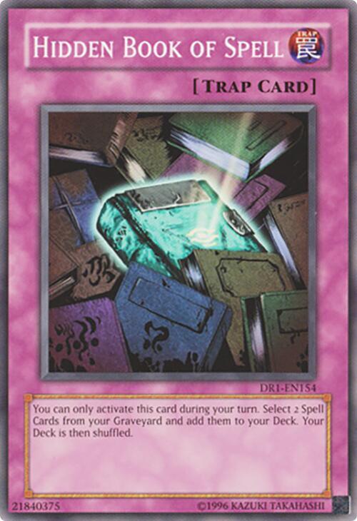 Hidden Book of Spell DR1-EN154 card from Dark Revelation Volume 1