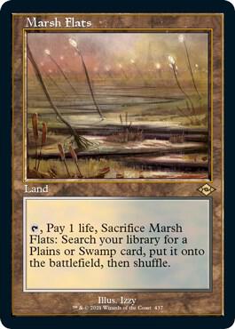 Marsh Flats (Retro Frame) (Foil Etched) 437 card from Modern Horizons 2