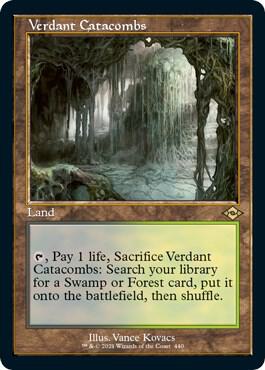Verdant Catacombs (Retro Frame) (Foil Etched) 440 card from Modern Horizons 2