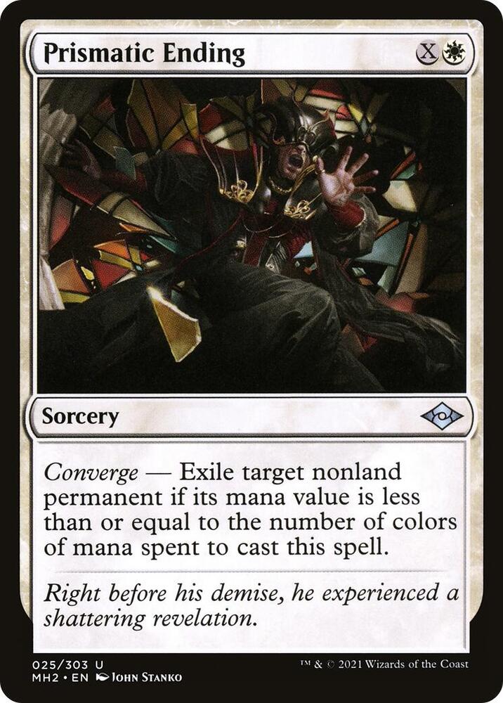 Prismatic Ending 25 card from Modern Horizons 2