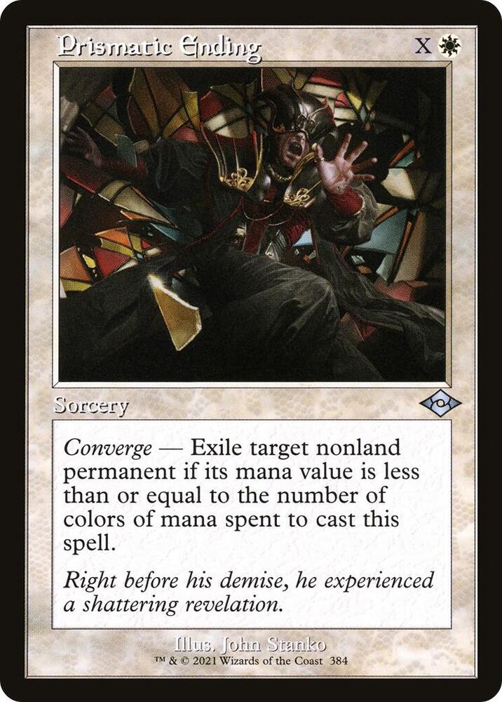 Prismatic Ending (Retro Frame) 384 card from Modern Horizons 2