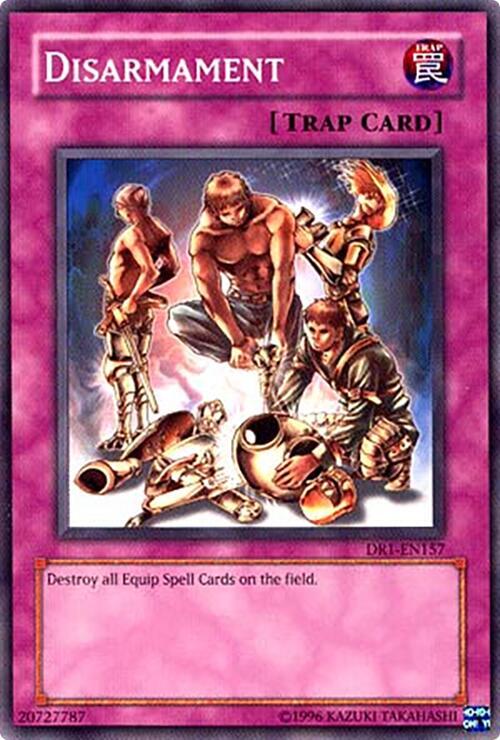 Disarmament DR1-EN157 card from Dark Revelation Volume 1